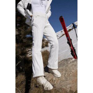 Free People FP Movement Valencia Ski Flare Snowpants Size Medium White
